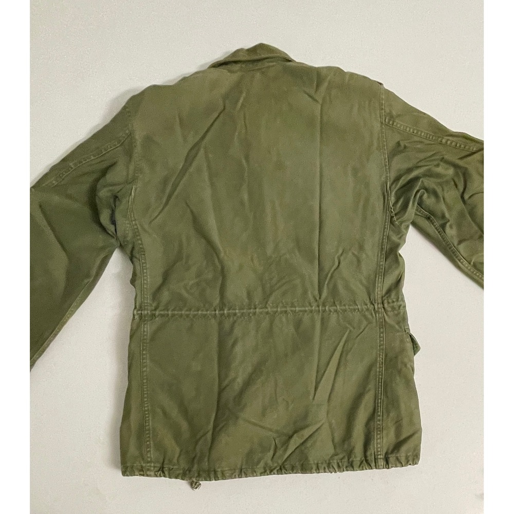 Vintage US Military M-1951 Field Jacket Olive Drab Shade 107 Cotton Sateen Coat - Picture 5 of 12